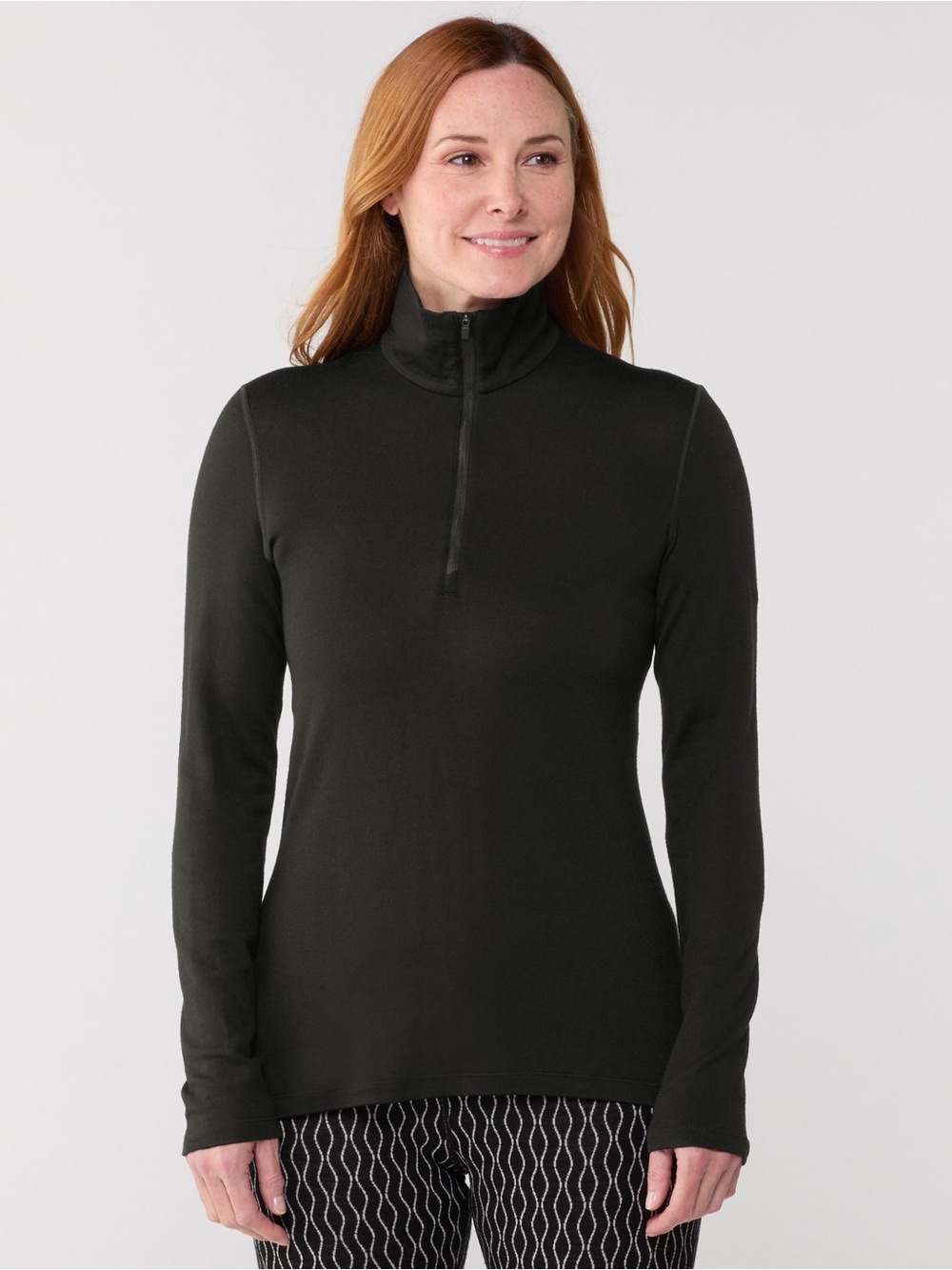 Icebreaker Women’s Merino 260 Tech Long-Sleeve Half-Zip Base Layer Top Medium